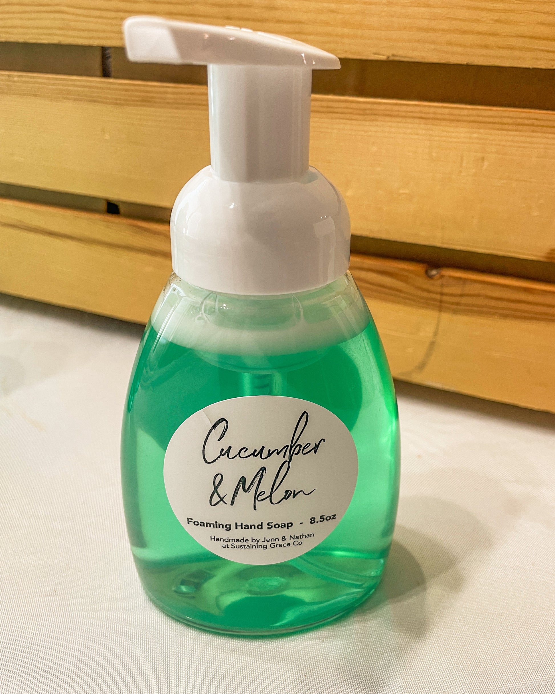 white barn cucumber and lily foaming hand soap Cucumber & Melon